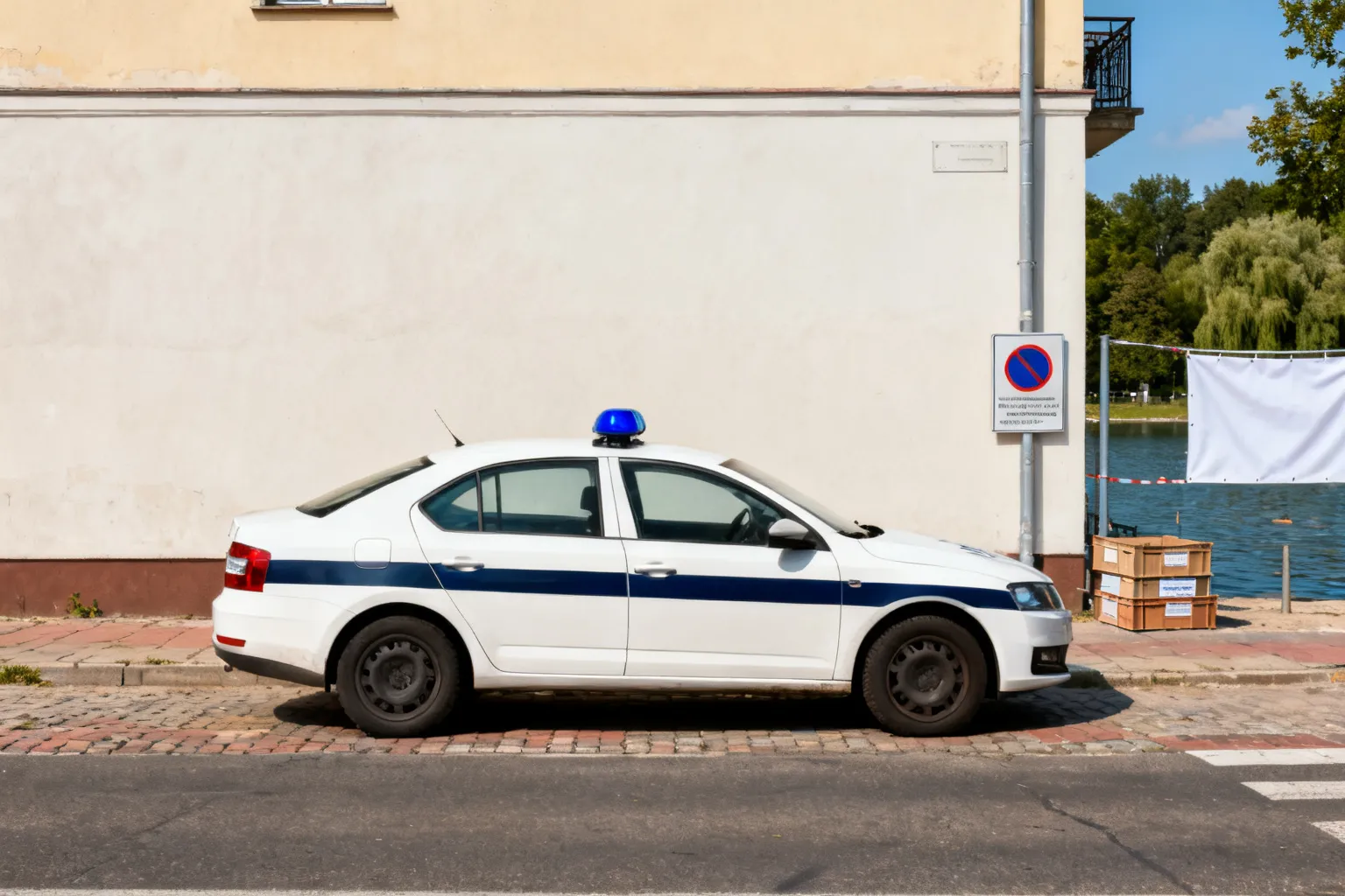 Bezpiecznie nad wodą — policjanci kontrolują kąpieliska w Kartuzach