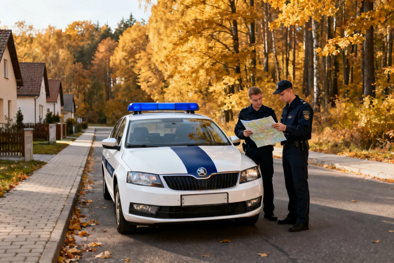 Wspólne patrole w lasach Żukowa w ramach akcji Jesień 26