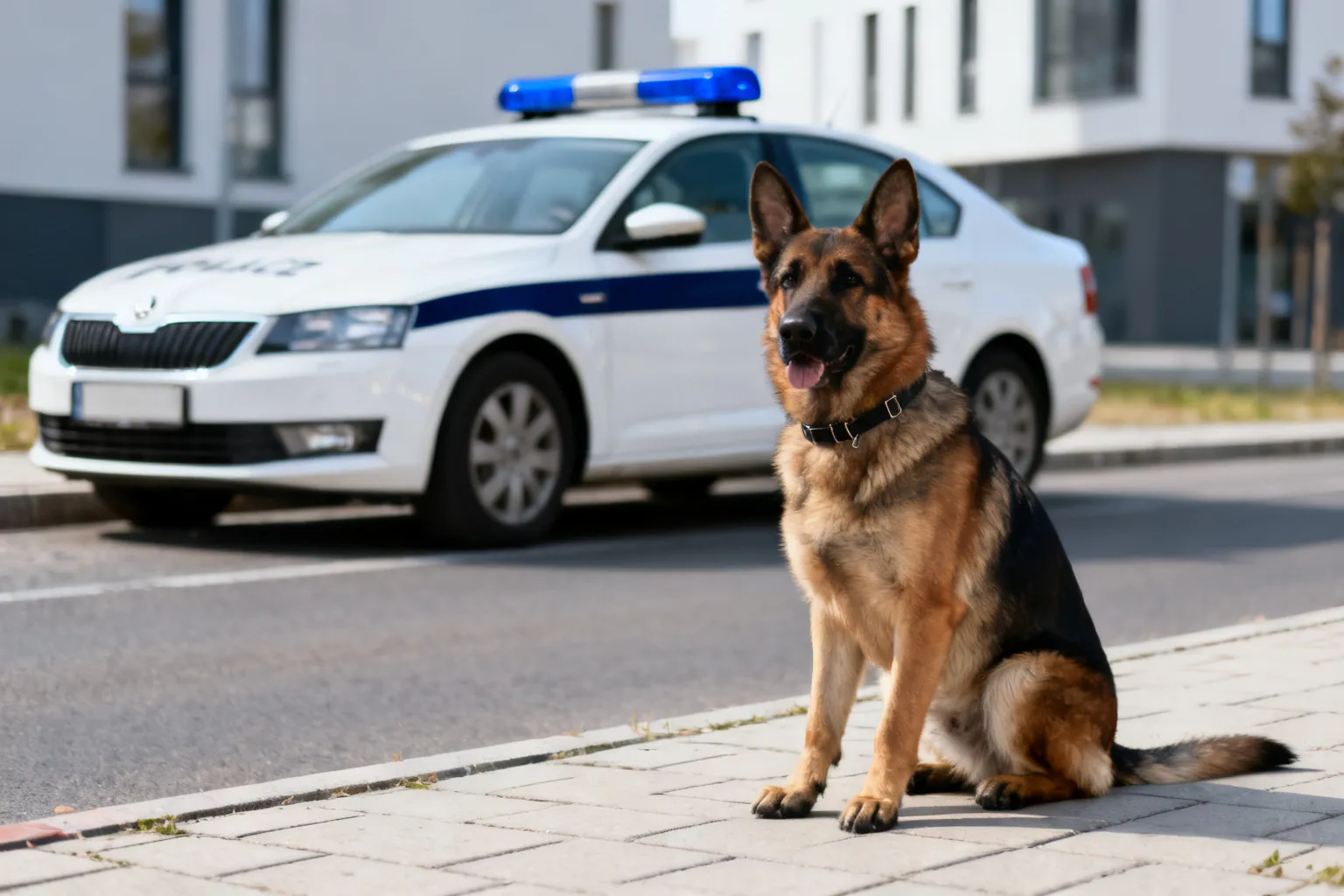 BARY — nowy pies służbowy w Komendzie Powiatowej Policji w Kartuzach