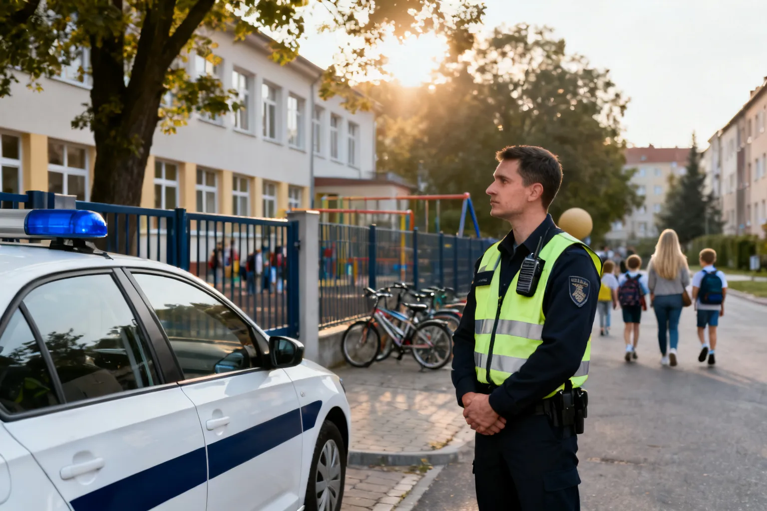 Wzmożone patrole policji przy szkołach w powiecie kartuskim
