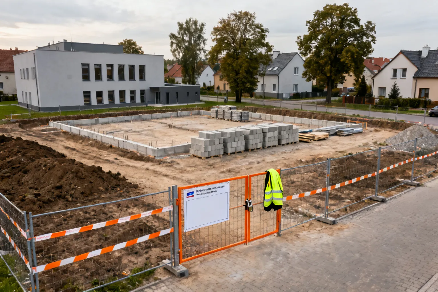 Gmina Chmielno zabezpieczyła teren pod siedzibę urzędu gminy