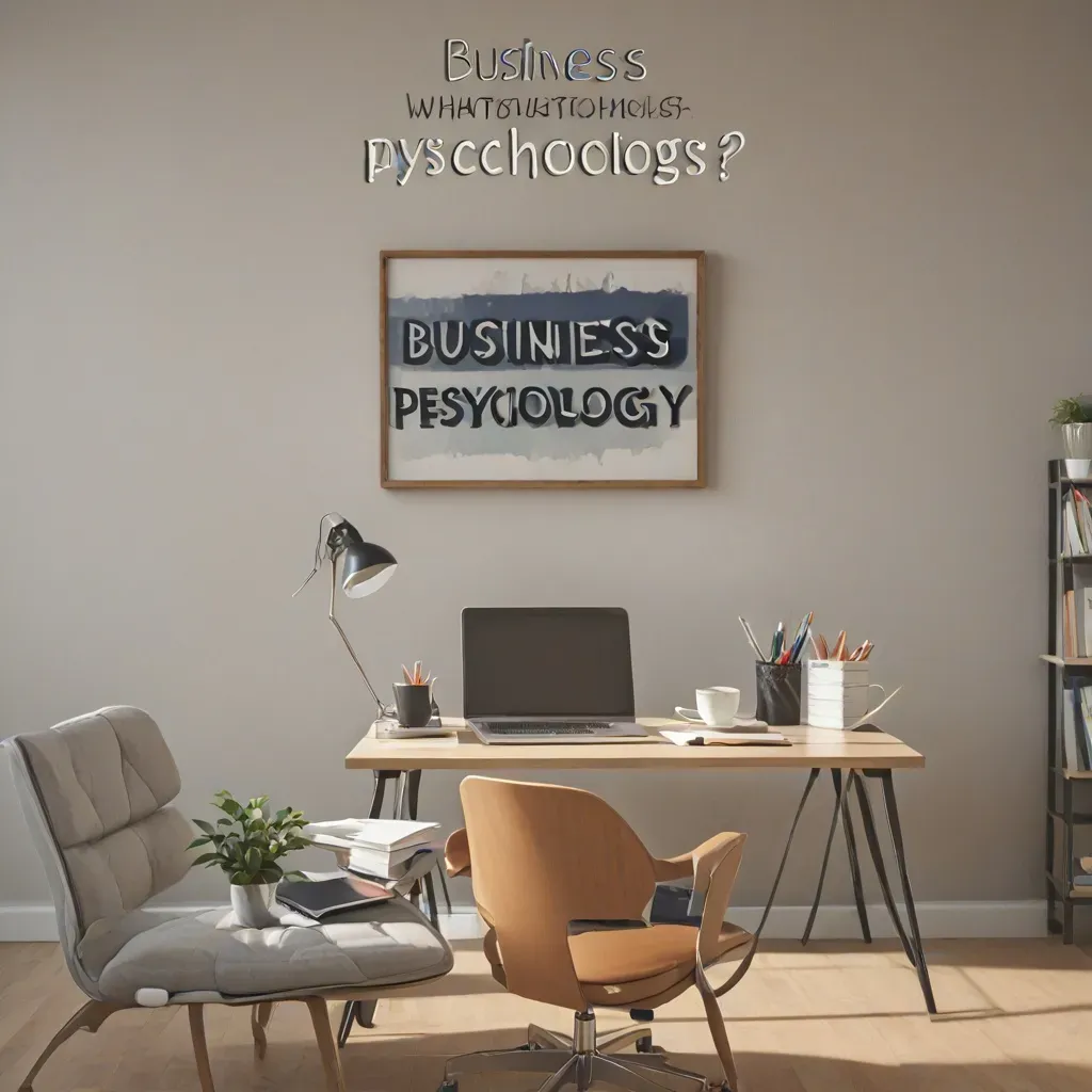Psychologia biznesu: co to jest?