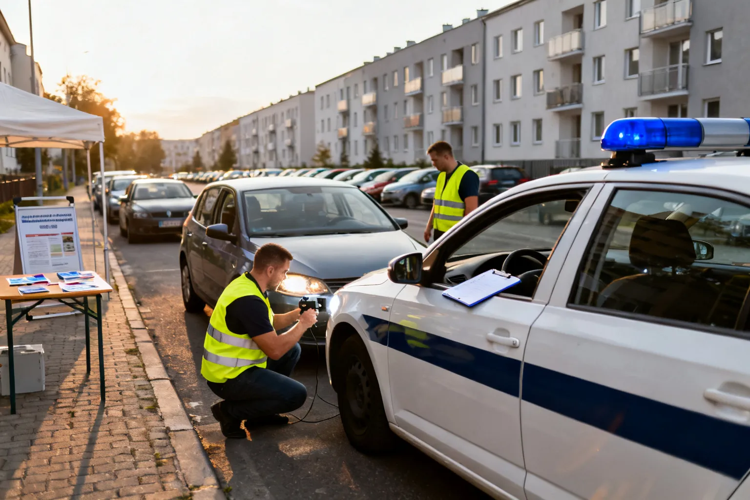 Bezpłatne kontrole oświetlenia pojazdów w Pomorskiem — terminy i miejsca