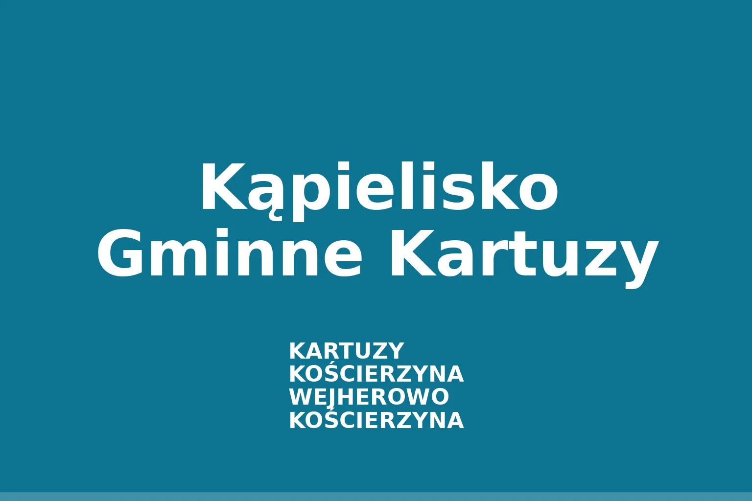 Kąpielisko Gminne Kartuzy