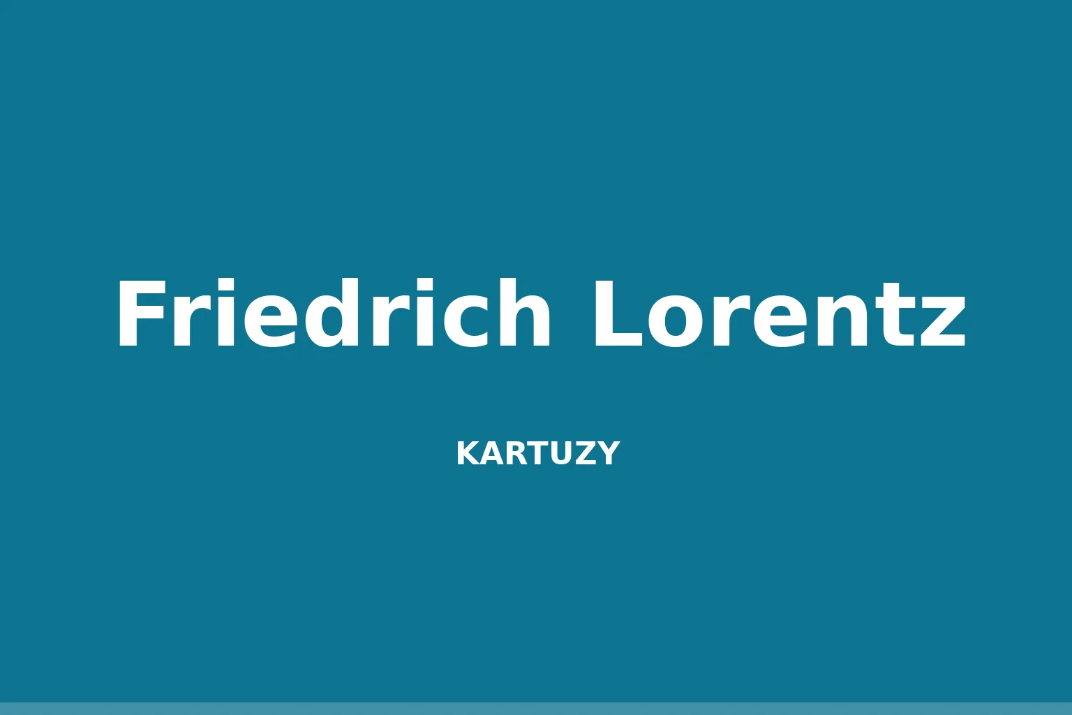 Friedrich Lorentz