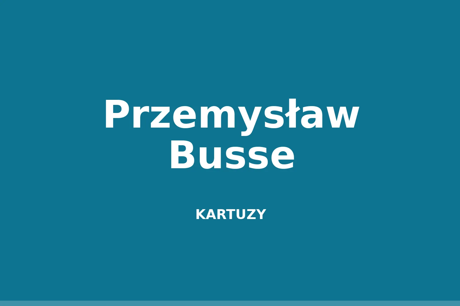 Przemysław Busse