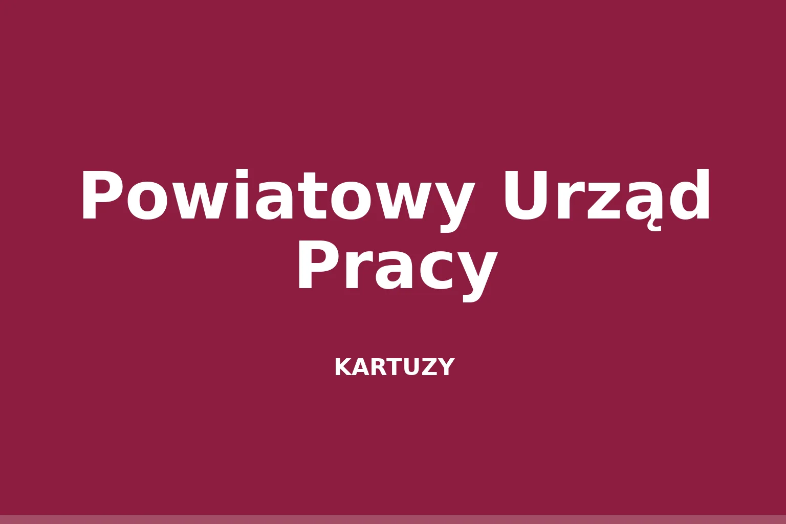 Powiatowy Urząd Pracy